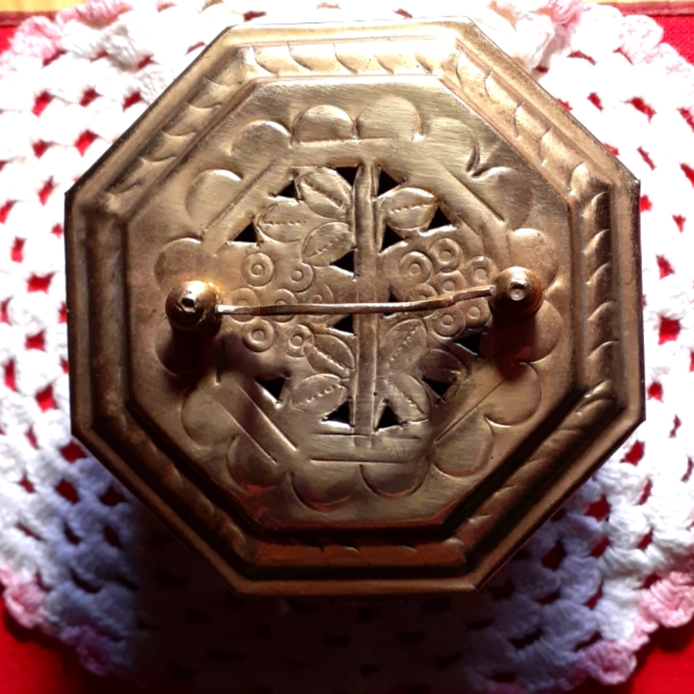 Hampton Brass Cricket/Trinket Box